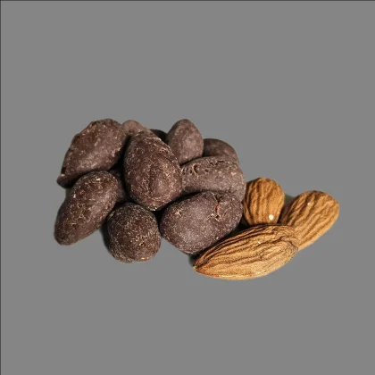 amande enrobée chocolat noir